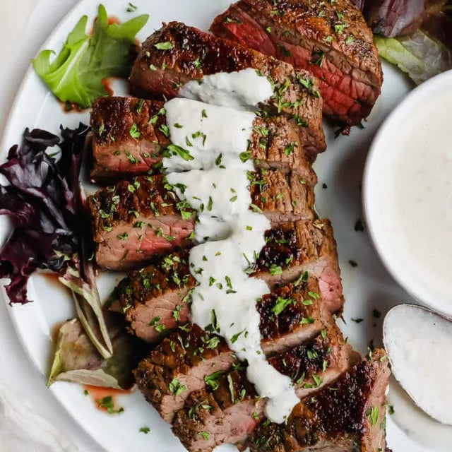 Steak with Horseradish Sauce (MON)