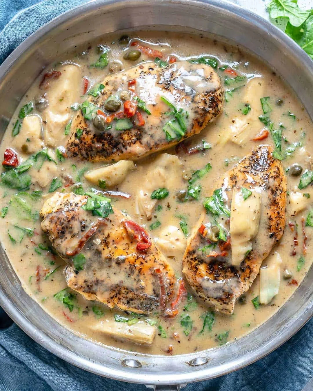 Tuscan Chicken with Orecchiette or Fettuccine (MON)