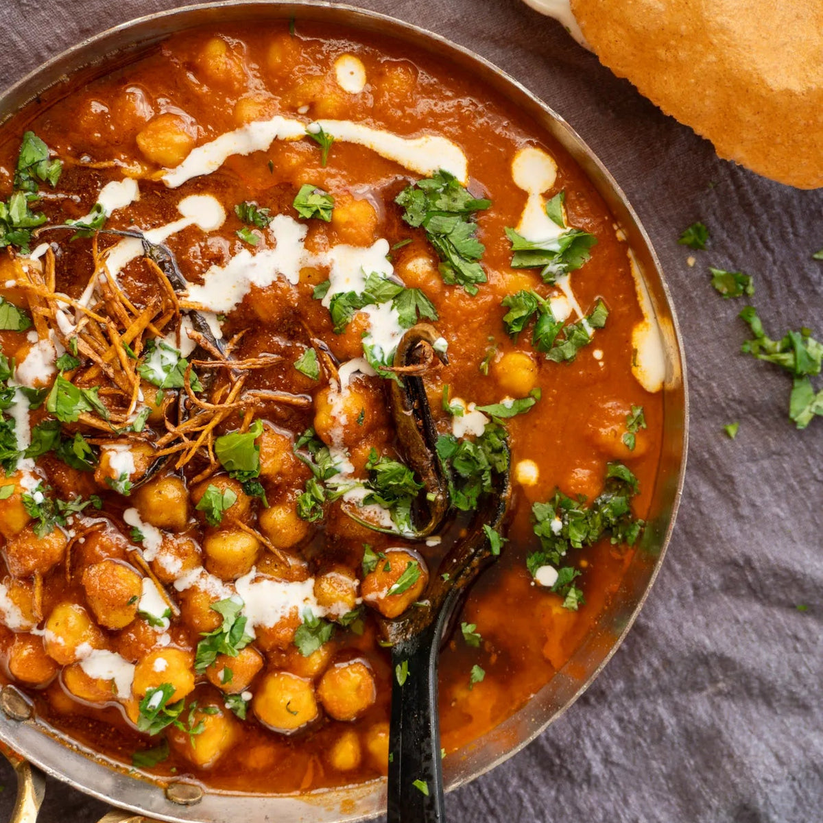 Chana Masala with Tandoori Broccoli (WED)