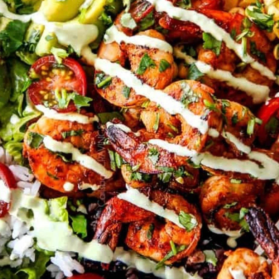 Baja California Summer Burrito Bowl (Chicken, Shrimp) (MON)
