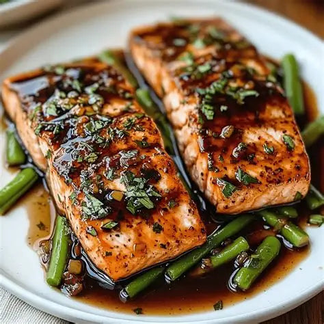 Balsamic Tahini Salmon (WED)