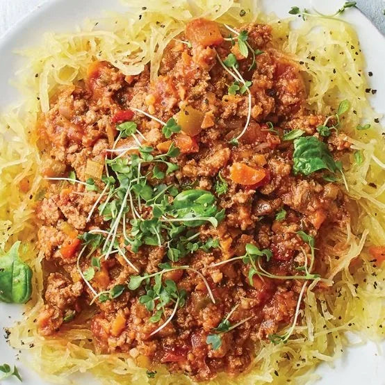 Spaghetti Squash and Turkey Bolognese (WED)