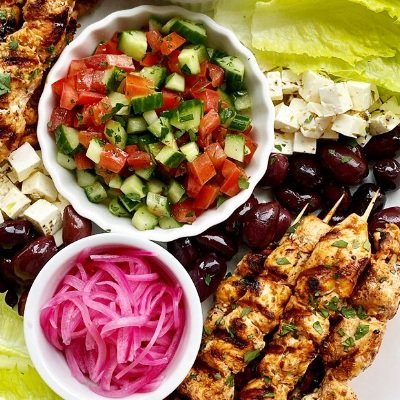 Greek Protein Lettuce Wrap (MON)