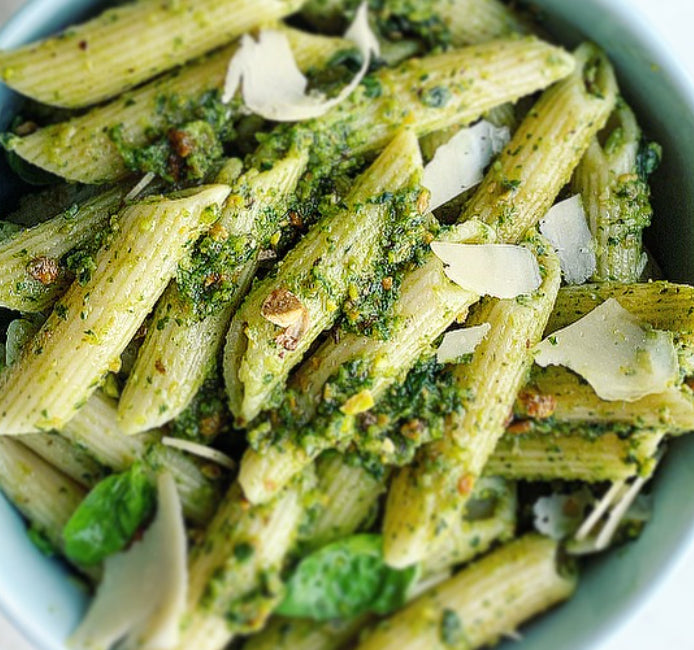 Gluten Free Pasta with Pesto and Summer Veg
