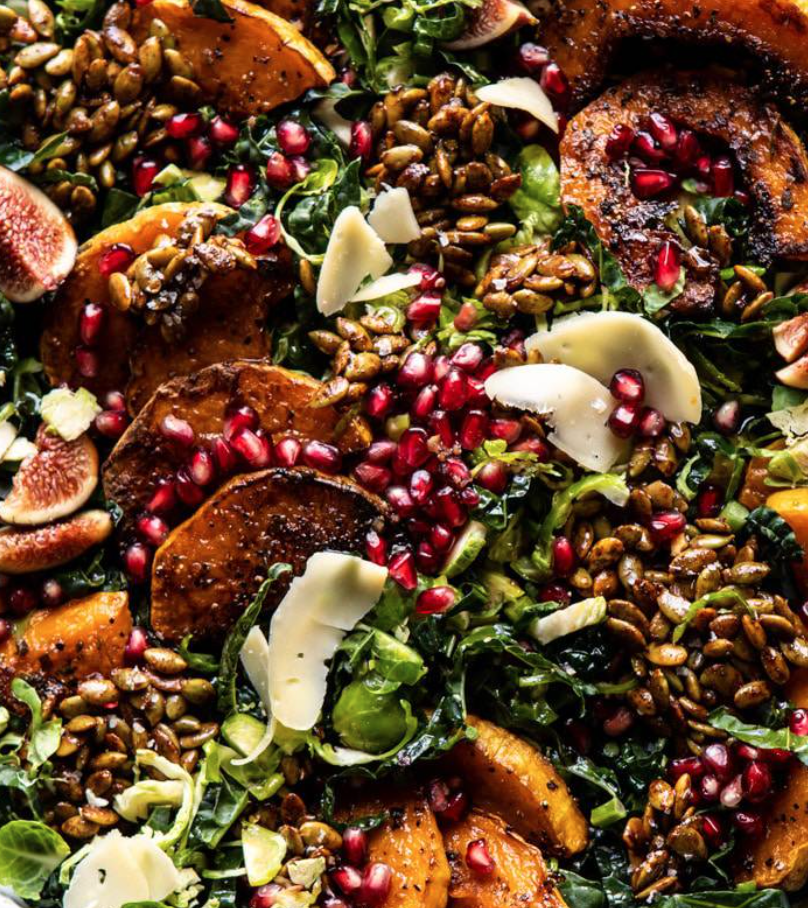 Autumn Wild Rice Bowl Bowl with Orange Miso Dressing