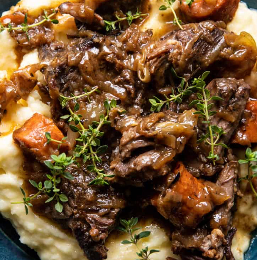 Braised Beef Short Ribs with Chive Mashed Potato (MON)