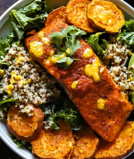 Tahini Maple Salmon