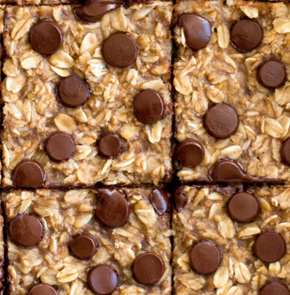 Chocolate Chip Oatmeal Bars