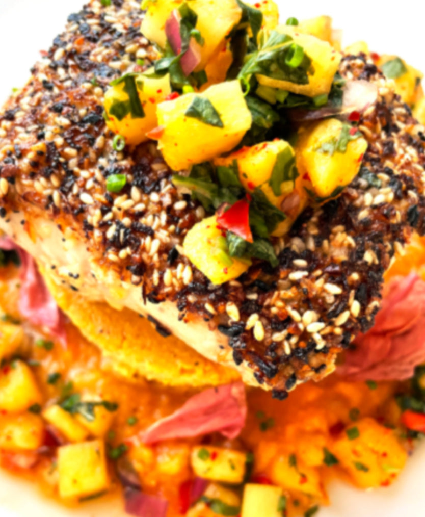 Blackened Salmon with Wild Rice Salad (WED)