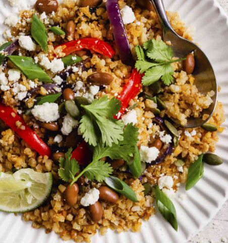 Cauliflower Rice Fajita Bowl (MON)