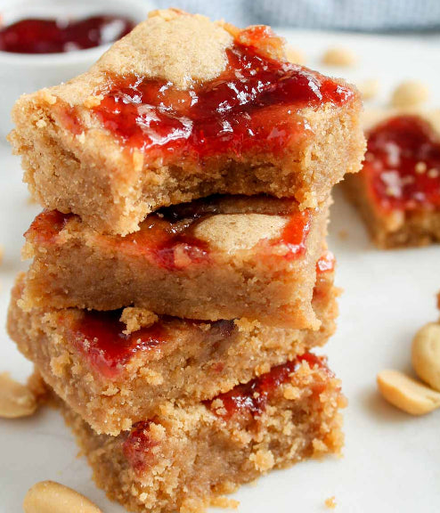 Strawberry Jelly Bar with Peanut Butter Swirl (WED)