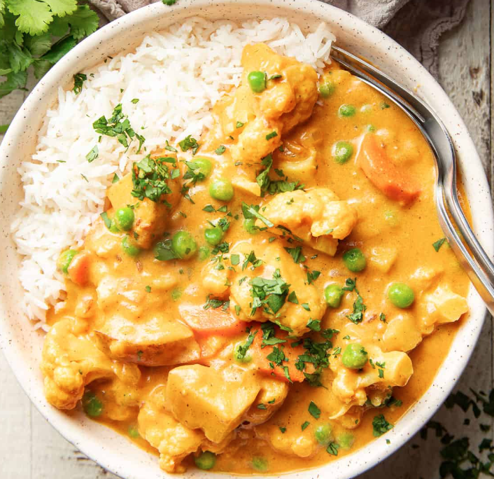 Vegetarian Korma with Tandoori Broccoli (WED)