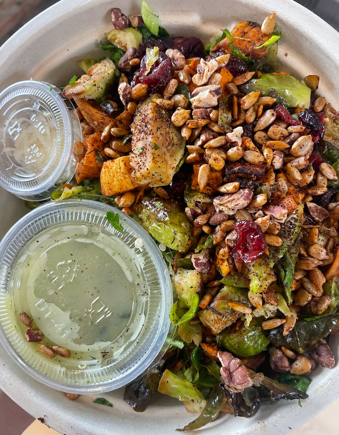 Balsamic Brussels Salad Thanksgiving Platter (TG 2025)