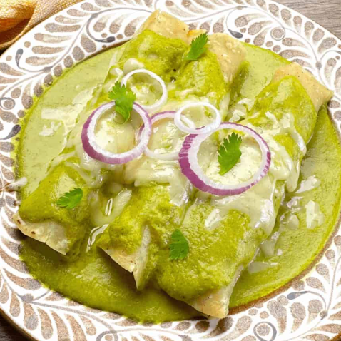 Salsa Verde Enchiladas (WED)