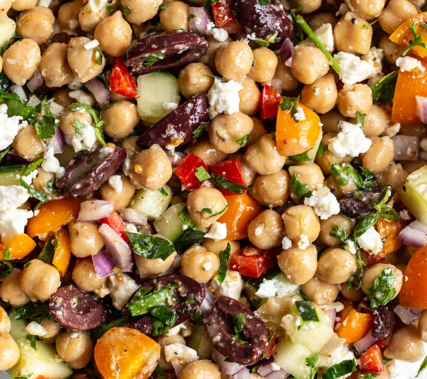 Greek Chickpea Salad (WED)