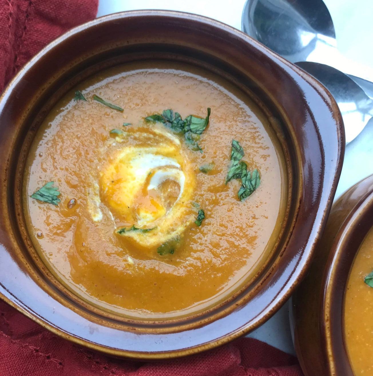 Butternut Squash and Apple Soup (TG 25)