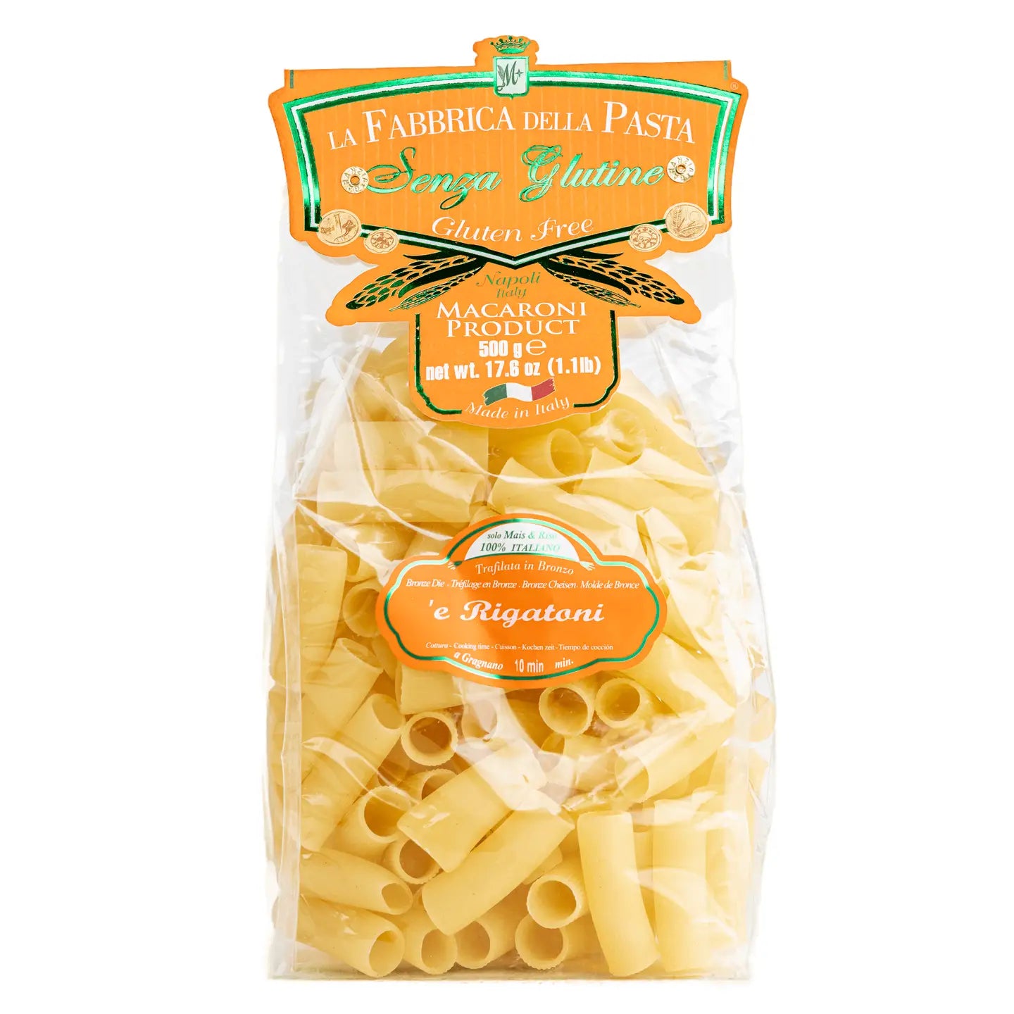Gluten Free Rigatoni By La Fabbrica Della Pasta