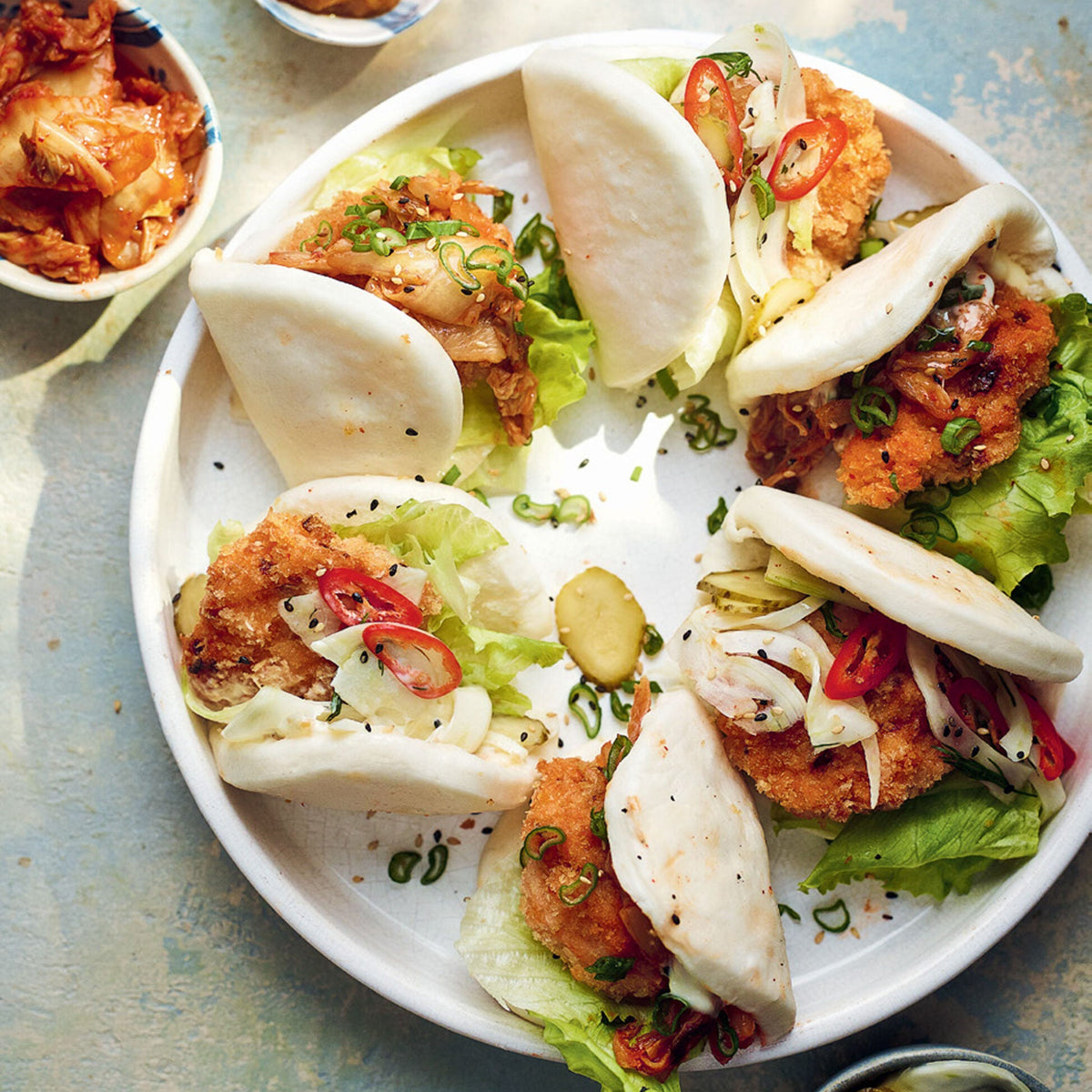Shrimp Cake Bao Buns (WED)