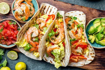 Caribbean Shrimp Tacos