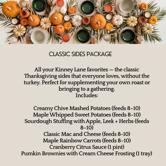 Classic Sides Package (TG 2025)