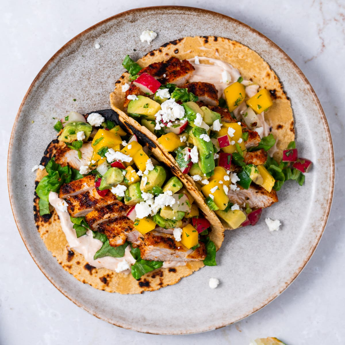Blackened Chicken Tacos (WED)