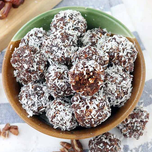 Chocolate Coconut Date Energy Balls (MON)