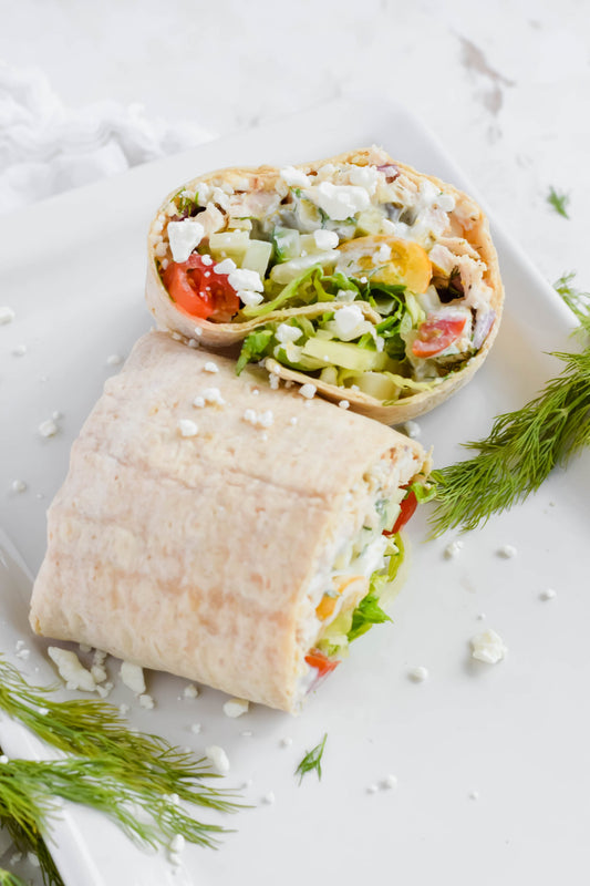 Lemon Tahini Chicken Salad Wrap (WED)