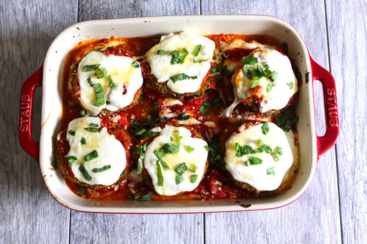 Gluten Free Eggplant Parm (Contains Dairy)