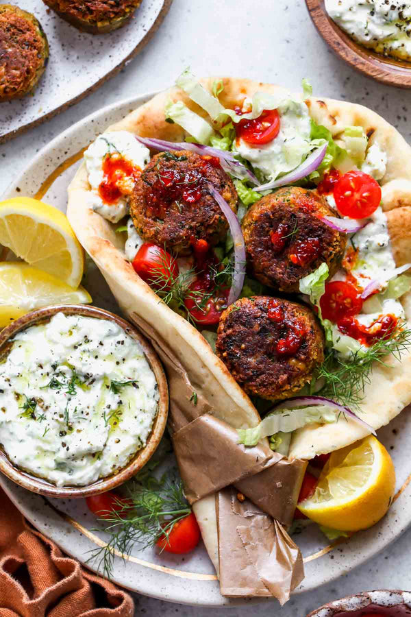 Greek Falafel Burger (WED)