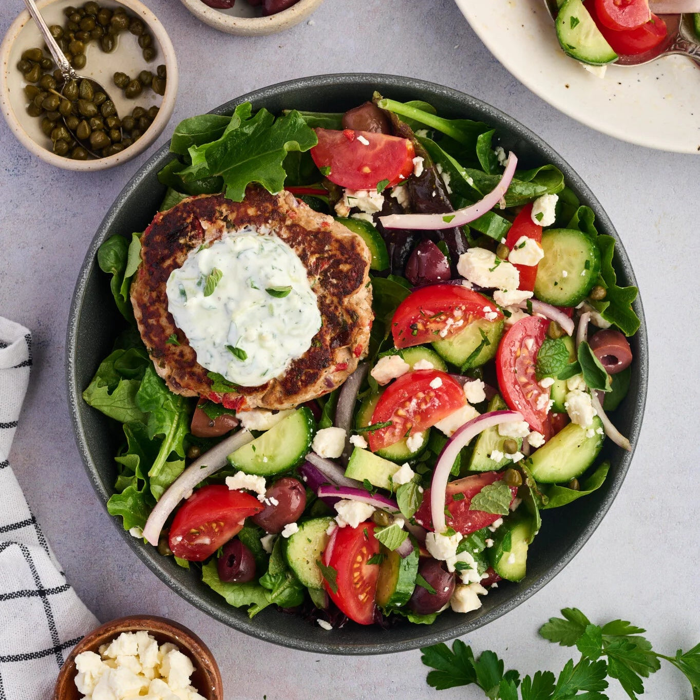 Greek Turkey Burger (WED)