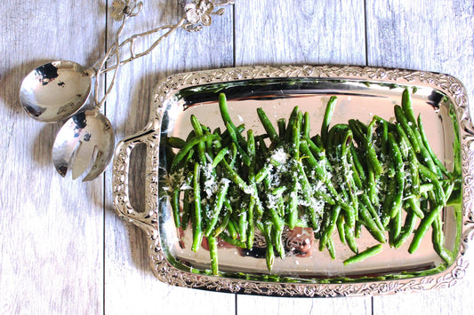 Roasted Green Beans Almondine