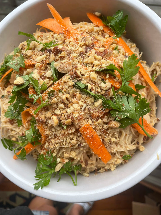 Peanut Asian Noodle Bowl  (WED)