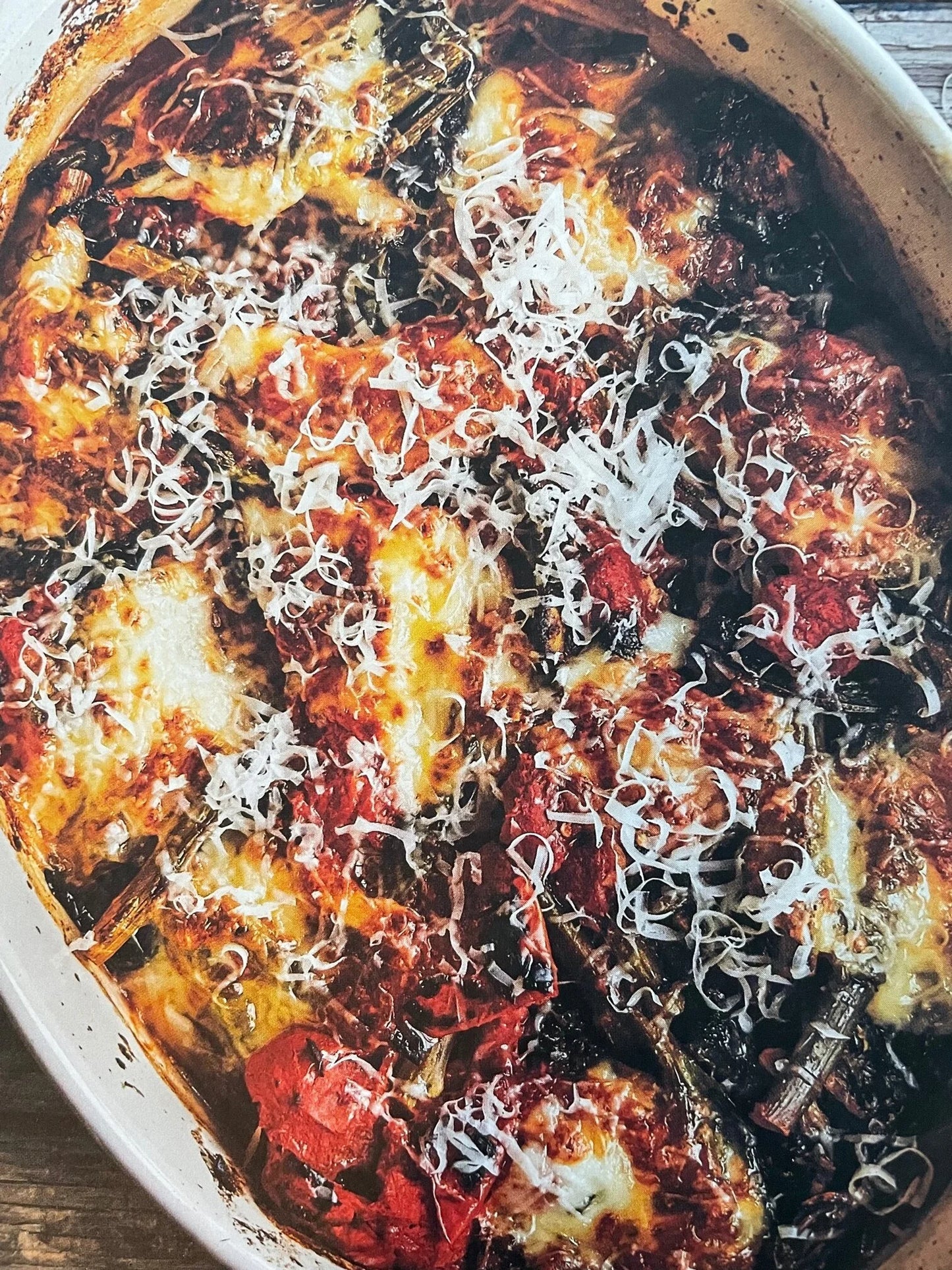 Baked Broccoli, Mozzarella &amp; Spicy Tomato