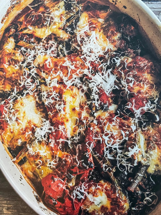 Baked Broccoli, Mozzarella &amp; Spicy Tomato