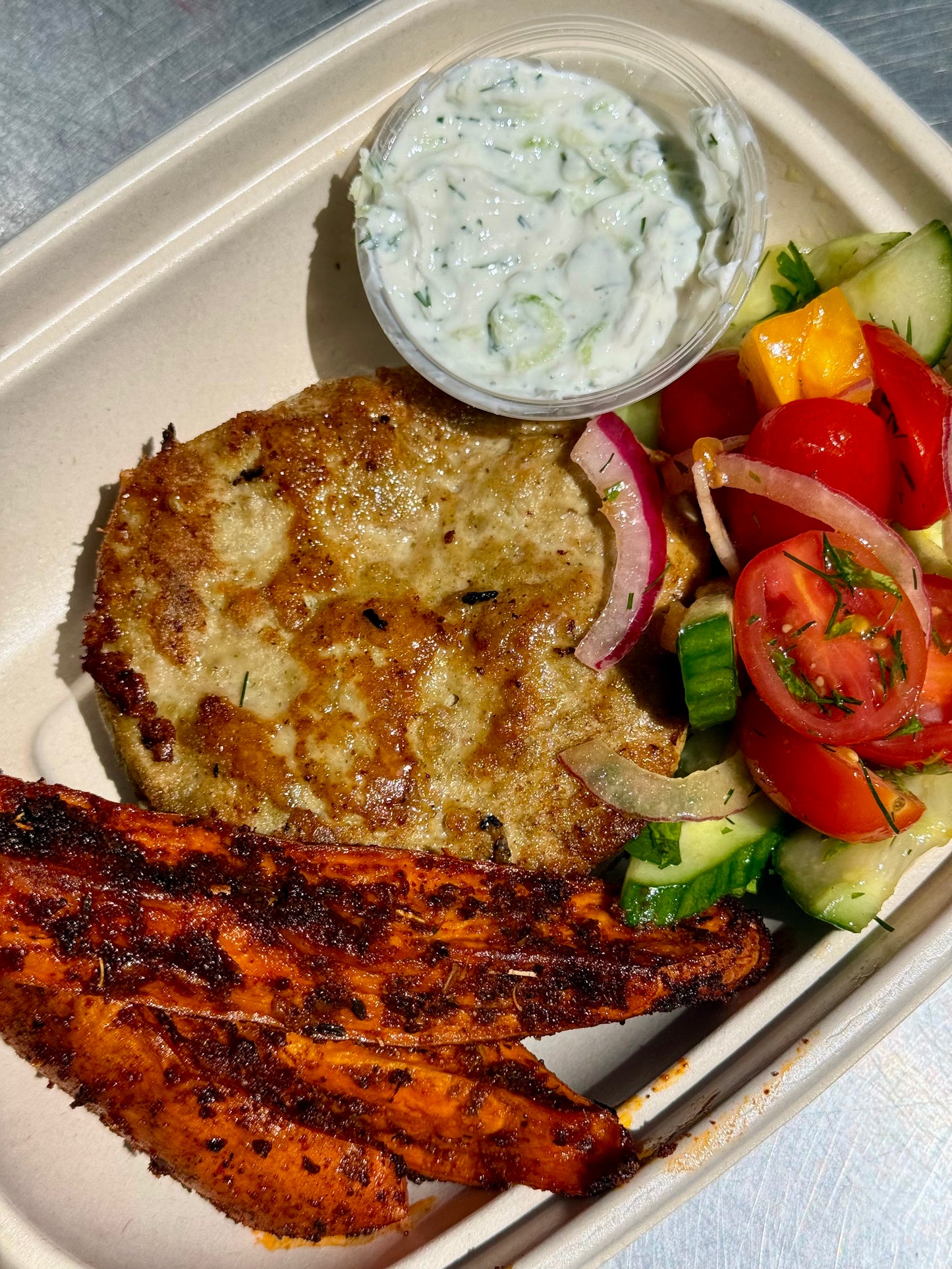 Greek Turkey Burger (WED)