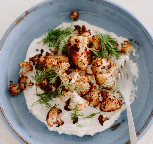 Spiced Cauli Bites with Whipped Feta