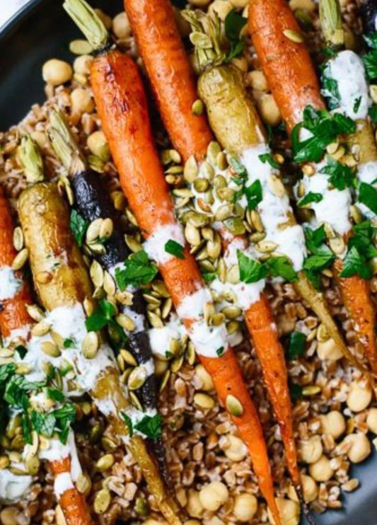 Roasted Carrots with Whipped Feta (WED)