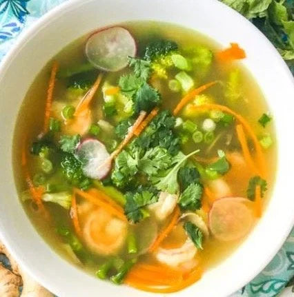 Lemongrass Ginger Bone Broth Soup (MON)