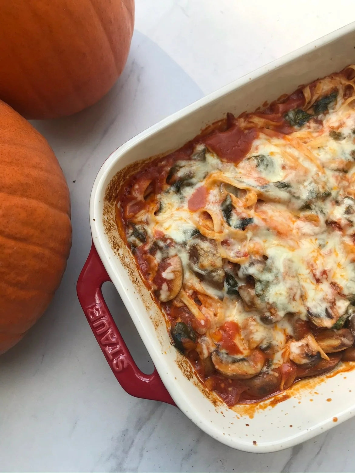 Autumn Veggie Enchiladas with Creamy Enchilada Sauce