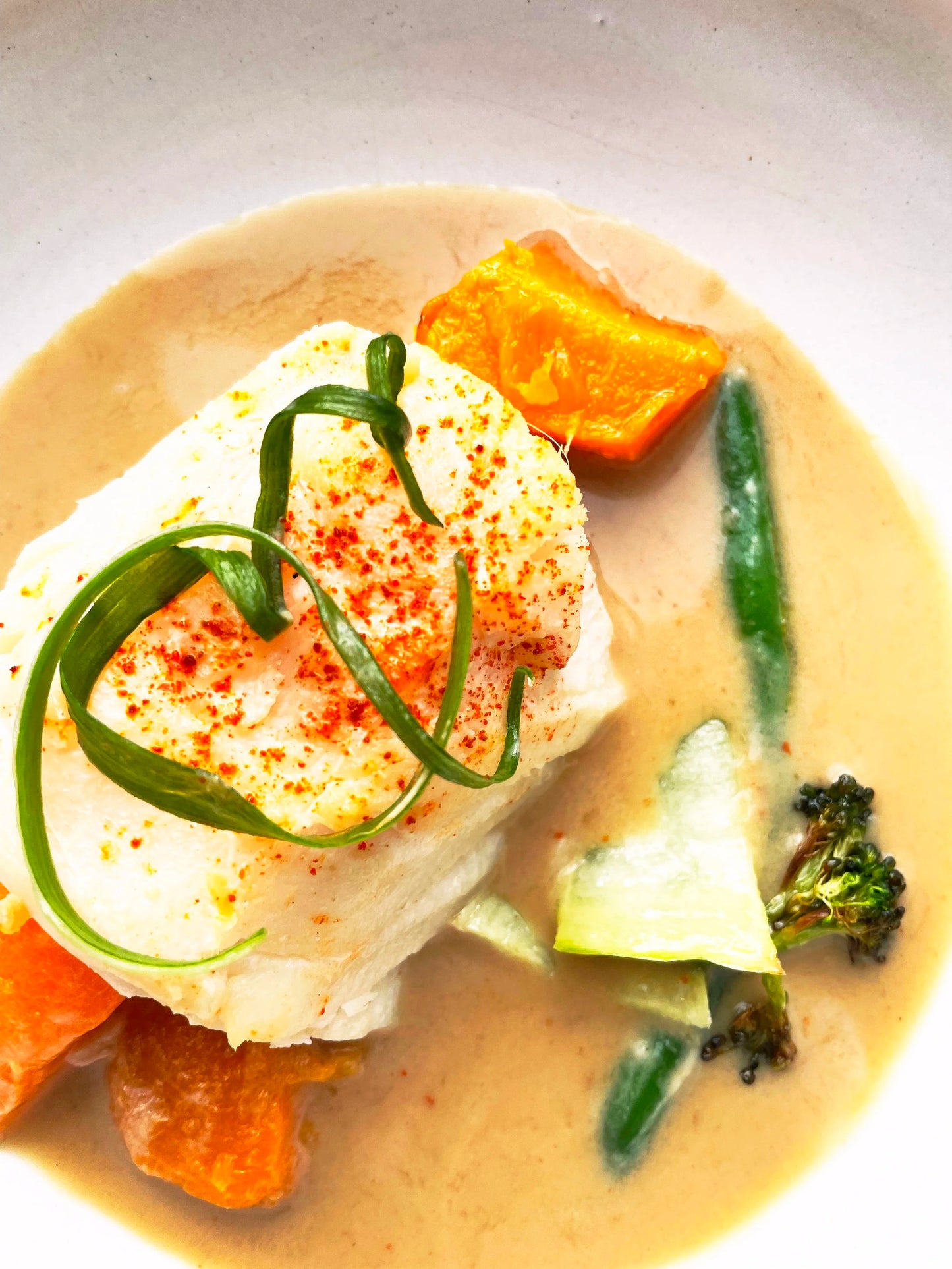 Miso Mahi with Sesame Greens and Veg