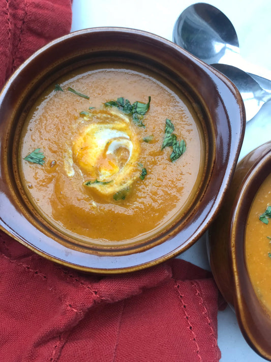 Roasted Apple and Butternut Squash Bisque