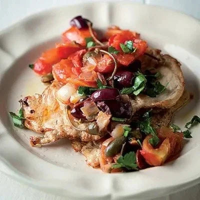 Chicken Caponata with Sicilian Detox Salad