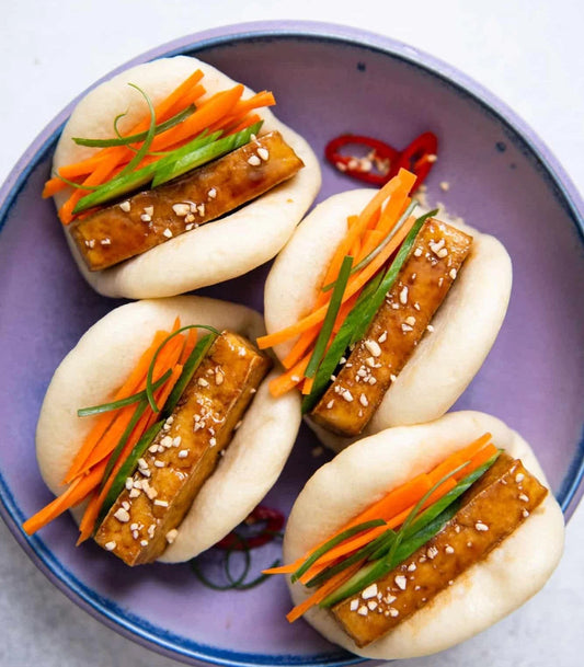 Crispy Tofu Bao Buns