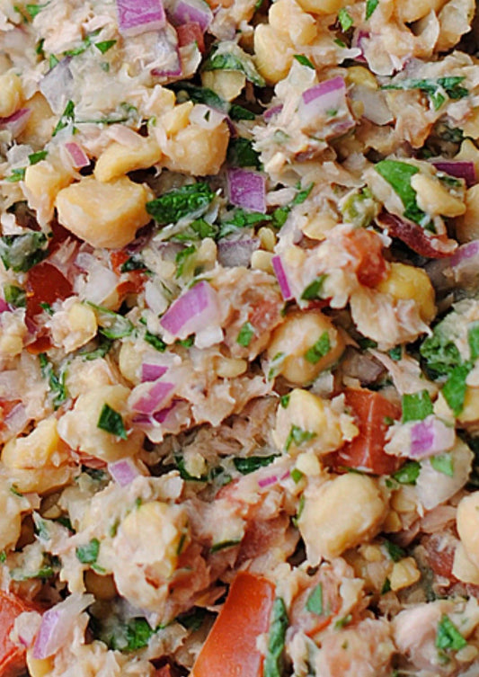 Vegan Chuna Salad  (Vegan Chickpea "Tuna")