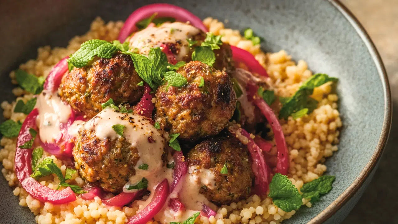 Lamb Meatballs with Mint Chutney (WED)