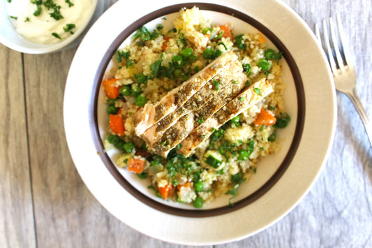 Moroccan Chicken with Veggie Couscous