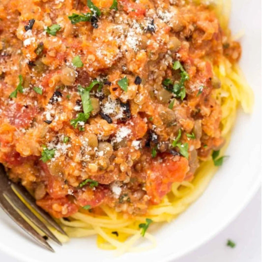 Ragu de Meansane Over Spaghetti Squash (WED)