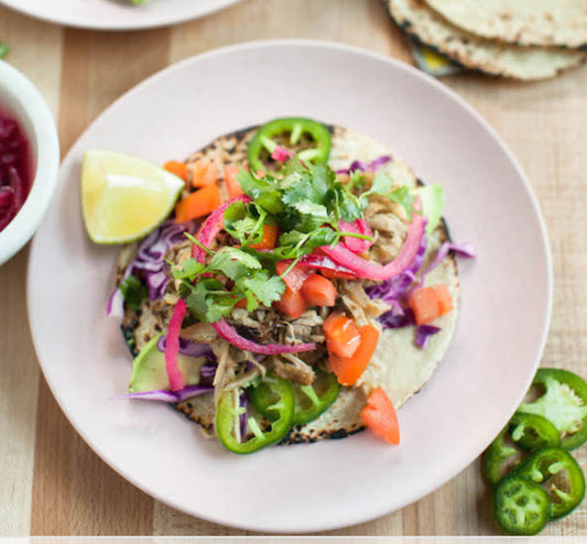 Mushroom Poblano Tacos (Vegan)