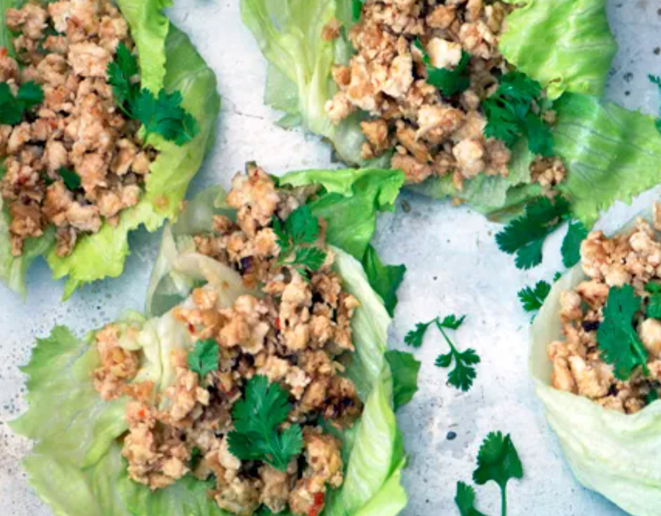 Thai Lettuce Wraps or Sliders