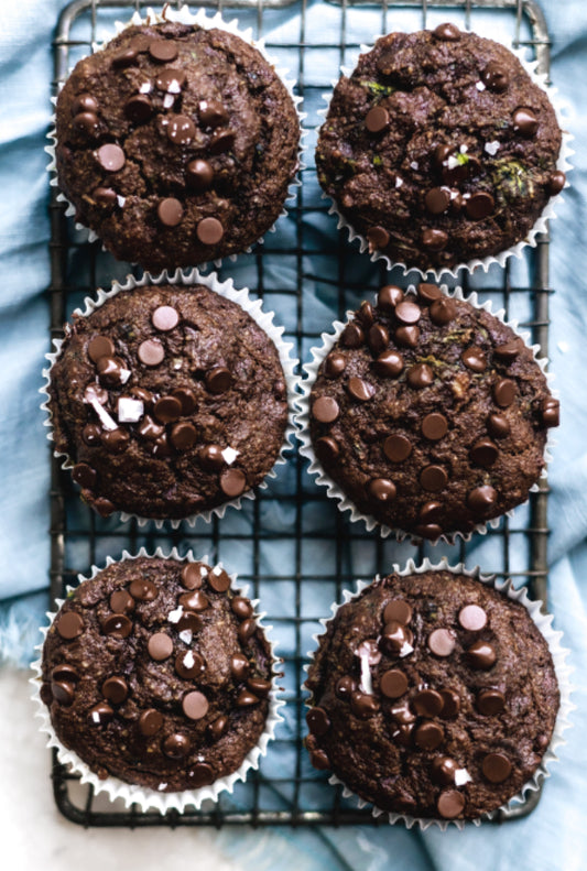 Double Chocolate Zucchini Muffins (MON)